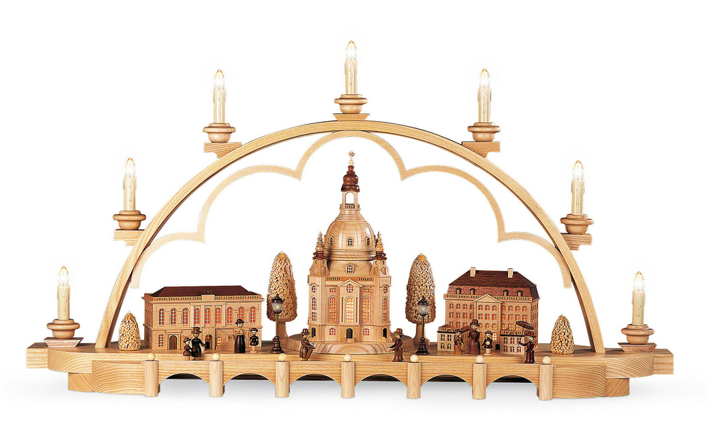 Old Dresden - Light Arch/Schwibbogen by Müller Kleinkuns